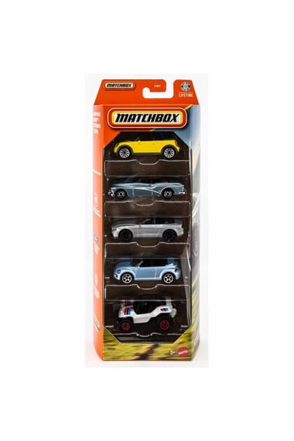 Matchbox Metal Beşli Araba Set Convertible Dreams c1817
