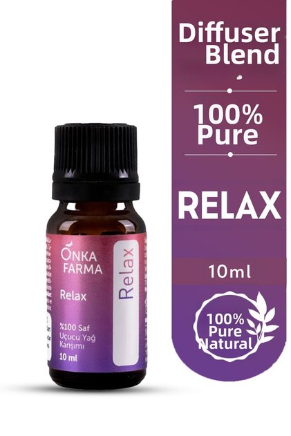 Onka Farma Relax Essential Oil Blend - 100% Pure Natural Relaxing Essential Oil - 10 ml