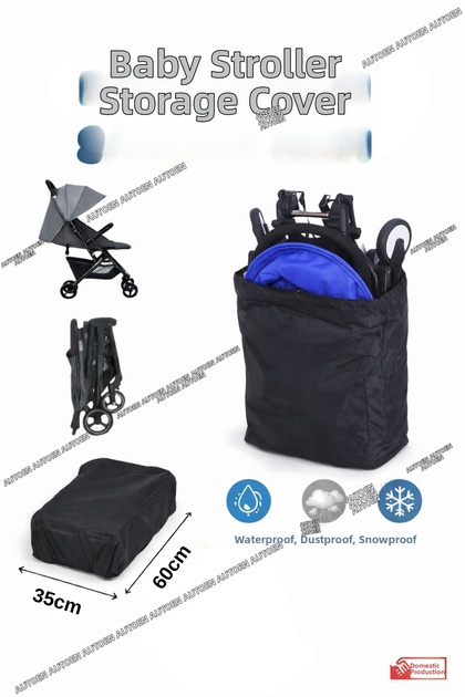 Waterproof Folding Baby Stroller - Carry Cover