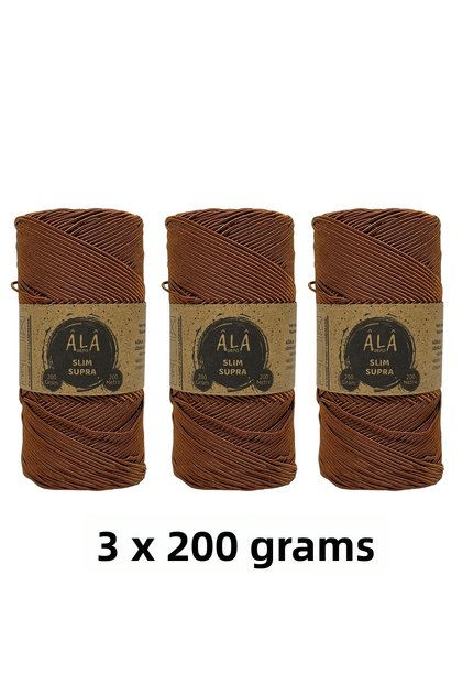 3 Pieces of Slim Supra Thread 200 Grams Waxed Thread 3X200 Grams (Total 600 Grams)