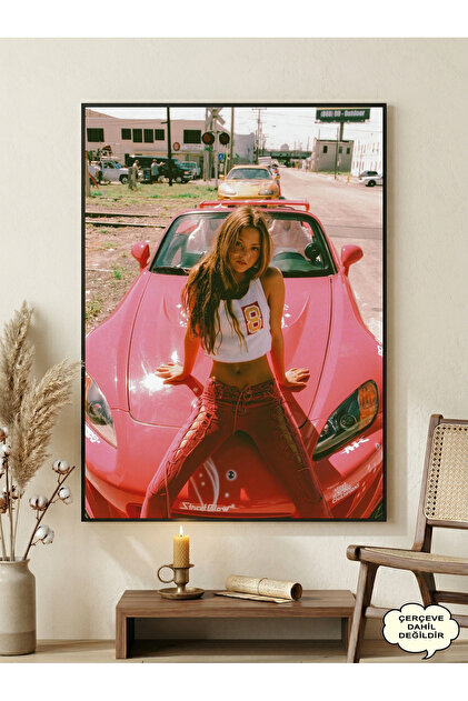 postercraft Fast and Furious Tokyo Drift Suki Icon Ahşap Poster