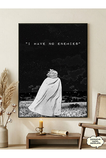 postercraft Vinland Saga I Have No Enemies Ahşap Tablo Poster