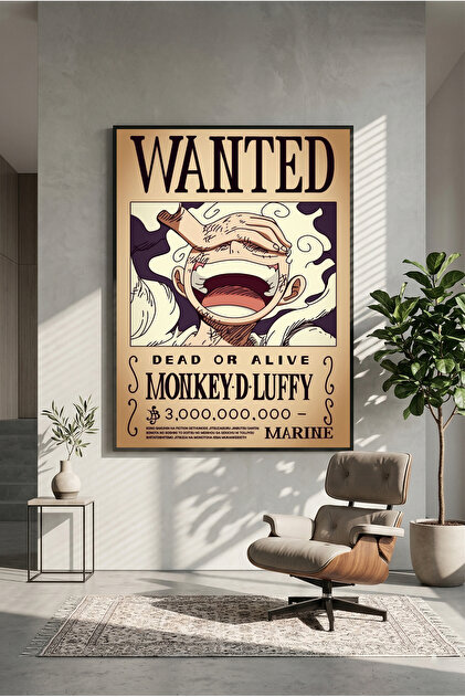 WANTED様専 postercraft One Piece Monkey D Luffy Wanted Art Modern Panel Tablo