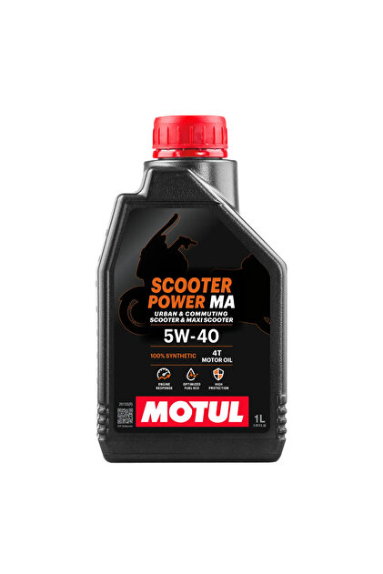 Motul Scooter Power 5W40 4 Zamanlı Motosiklet Yağı 1lt France 2025
