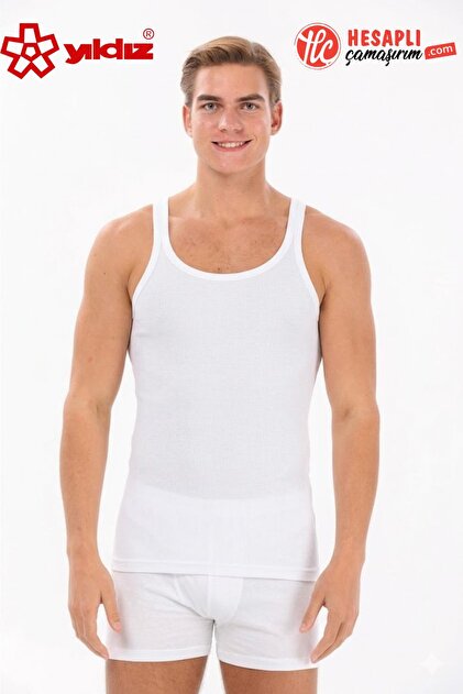 Yıldız 310 Premium Men's Camisole Ribbed Body Undershirt