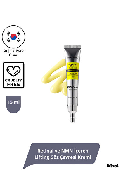 Retinal NMN Bounce Shot Eye Cream 15 ml (Refill) Retinal ve NMN İçeren Lifting Göz Çevresi Kremi