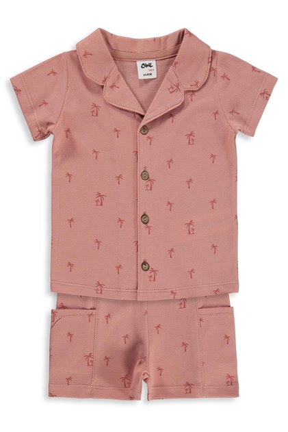 Palmiye Empirmeli 6-18 Month Set - Orange