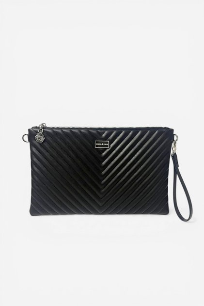 Black - Black Sp1034 Women's Portfolio & Clutch