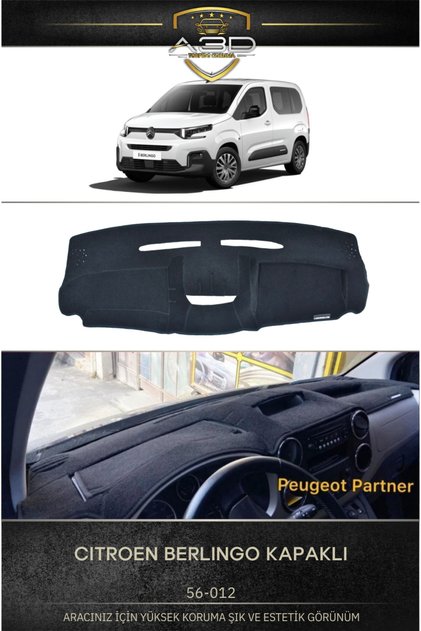 Citroen Berlingo Covering Torpedo Protection Case Towel Cover Carpet Protector Front Accessory
