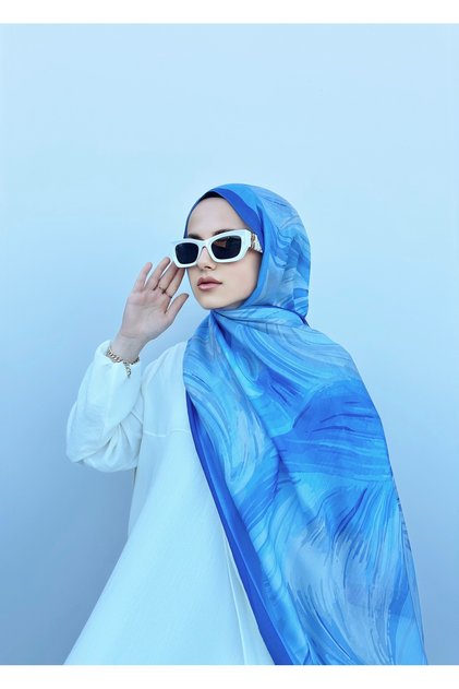 Serap Desen Şal Tesettür Pamuklu Yumuşak