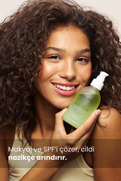 【matam❤︎ 】Powder Wash & Cleansing Oil MATSU Makyaj Çözücü Nazik Temizleyici Yüz Temizleme Yağı 200 ml