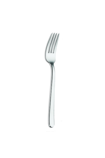 Crystal Set of 6 Stainless Steel Dinner Forks