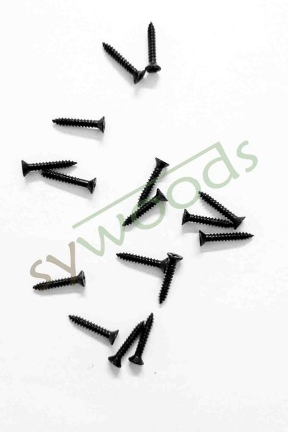 100 Adet 13 mm Mini Hobi Vidası Siyah