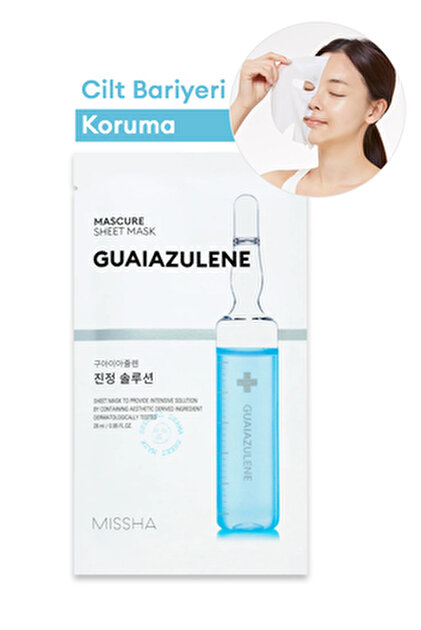 Missha Glutatyon İçerikli Aydınlatıcı Yaprak Maske Mascure Whitening  Solution Sheet Mask Glutathione