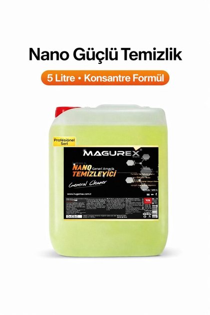 Nano Leke Çıkarıcı 5 LT - Çok Amaçlı Genel Temizlik Sıvısı - Güçlü Kir Çözücü
