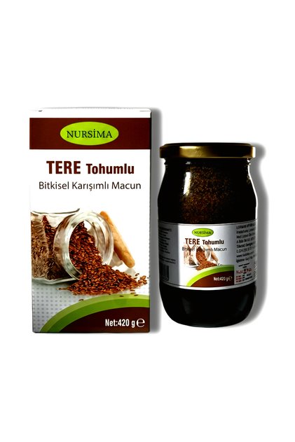 Tere Tohumlu Bitkisel Karışımlı Macun – 420 gr | Doğal Formül, Geleneksel Karışım