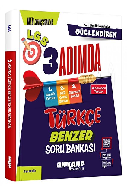 Ankara Yayıncılık 8.Sınıf Güçlendiren 3 Adımda Matematik Soru