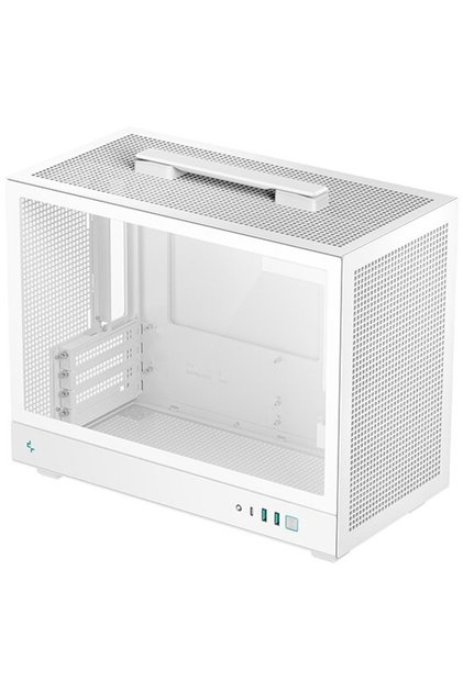 Carcasa PC DeepCool CH160 PLUS WH, tip tower, albă