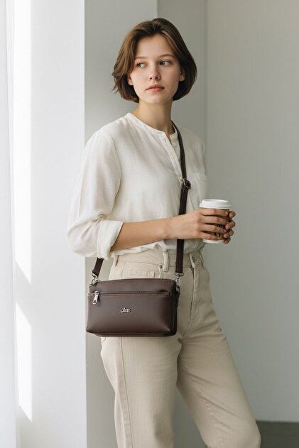 Moon A.Kahve Women's Crossbody and Handbag | Lightweight, Stylish, and 3 Compartments
