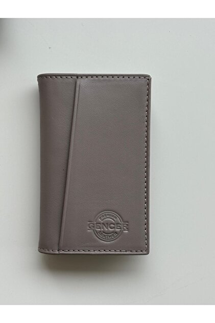 Genuine Leather Card Holder Mink