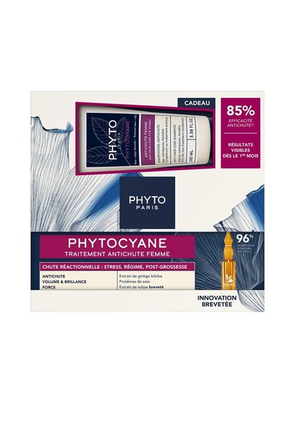 Set anti-cădere a părului PARIS PHYTOCYANE MUJER CAÍDA REACCIONAL + ȘAMPUN 160 ml