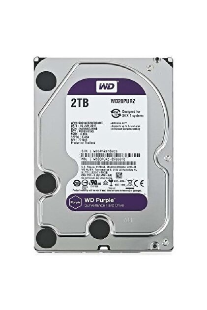WESTERN DIGITAL Wd Purple 2 Tb Sata3 Hdd Wd20purx Harddisk 7/24