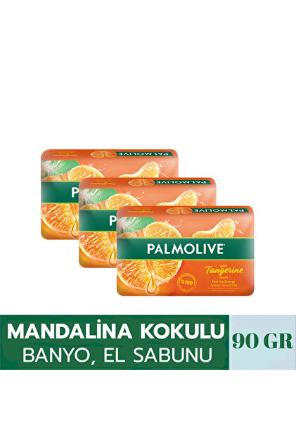 Palmolive TANGERİNE DOĞAL MANDALİNA'LI BANYO VE EL SABUNU 90GR (3