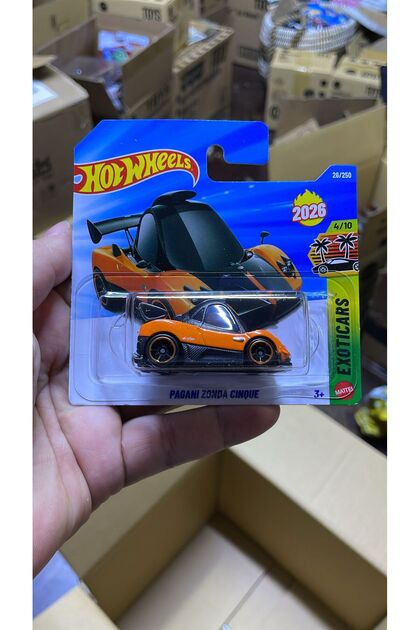 HOT WHEELS Pagani Zonda Cinque Turuncu Metal Oyuncak Araba Exotic