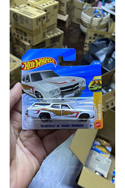 HOT WHEELS '70 Chevelle SS Wagon 1:64 Diecast Model Araba