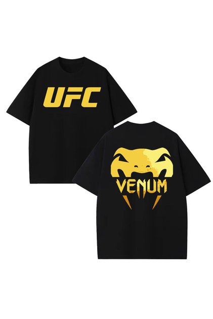 Μπλουζάκι Ufc Venum με στάμπα Unisex, 100% βαμβακερό, oversized