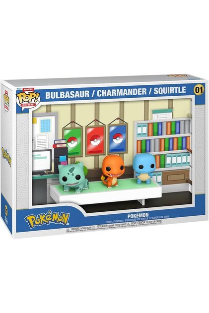 Pop Moments Deluxe: Pokemon Starters - Bulbasaur, Charmander, Squirtle