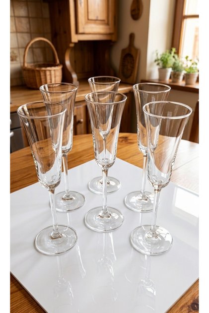 6 Pieces Luxury Soft Drinking glass-crystal