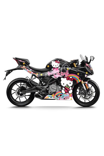 RR Graphic CF MOTO SR 250 SR HELLO KİTTY GRAPHİC KİT KAPLAMA