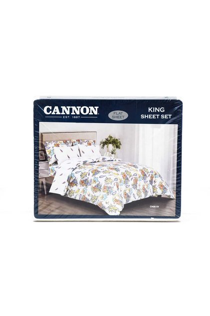 Printed King Size Bedsheet Set, 3 pcs, 180 Thread Count