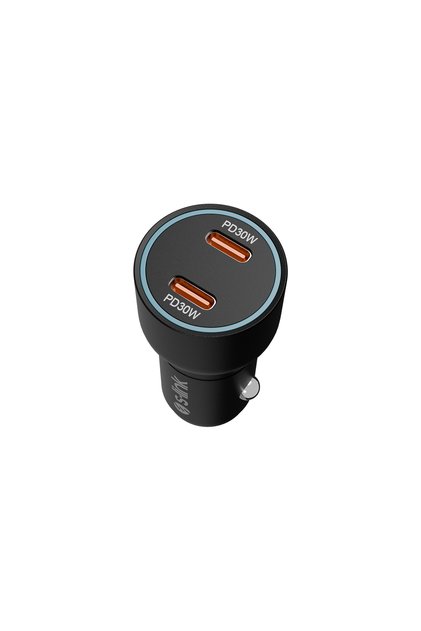 SL-AC60 60W PD 3.0 PD 30W + PD30W Siyah Araç Şarj Cihazı