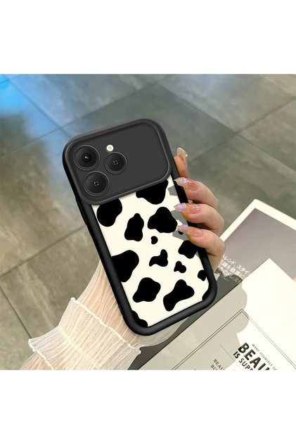 Tecno Spark 40 Compatible Shockproof Camera Protected Black Silicone Stylish Print Case