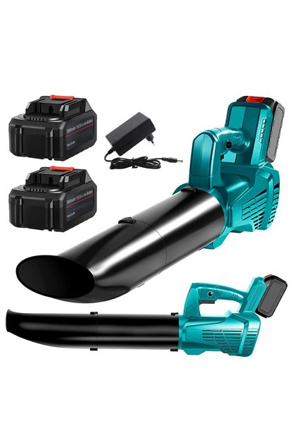 Suflanta electrica frunze fara fir, 400 W, 83 m/s, 2 acumulatori, 3000 mAh, 30.000 rpm