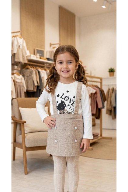 KIZ ÇOCUK ELBİSE SLOPET