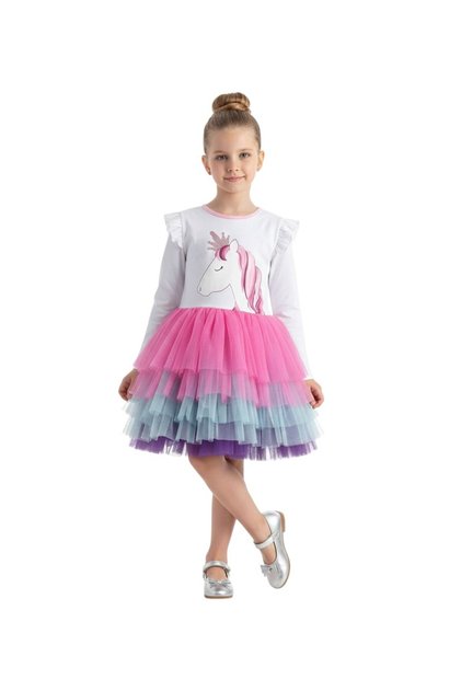 D'Daniela - Unicorn Colorful Tutu Dress - 1Y to 8Y