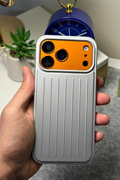 WANNA PROTECT İphone 17 Pro Max Uyumlu Rimowa Çizgili Premium