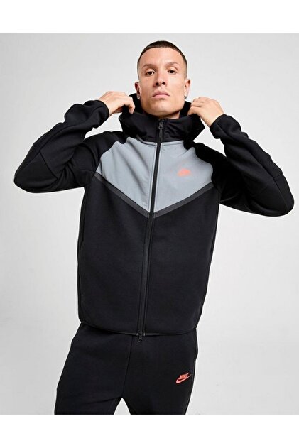 Nike Tech Fleece Mix Wr Hoodie Erkek Ceket-SPORTXSTORE - Fiyatı