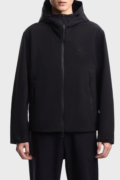Regular Fit Logo Hooded Coat Men's Coat Em004950 Af23538 Uc001