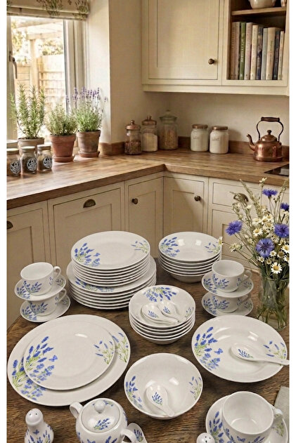 47 Pieces Porcelain Dinner Set