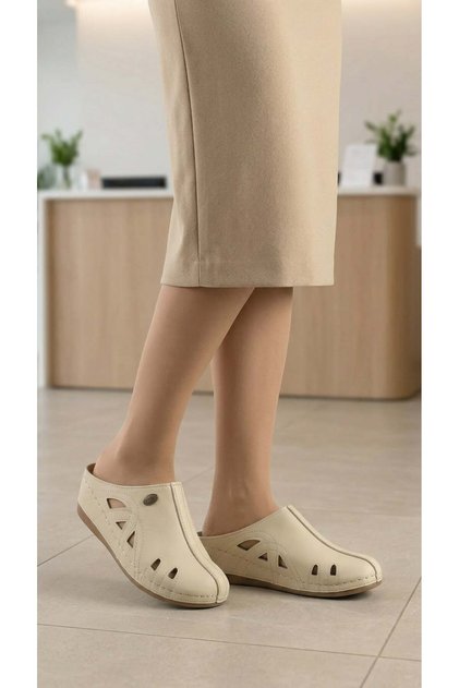 Women's Full Orthopedic Sabo Slippers Anatomical Non-Slip Soft Comfortable Sole Nurse Doctor Chef Daily Use