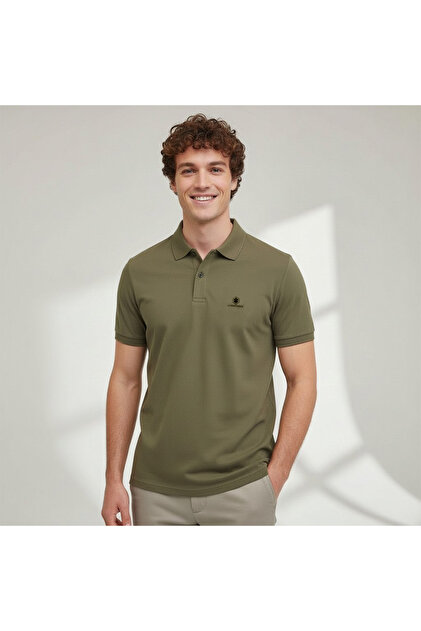 Lumberjack Mb Ct461 Sherman Erkek Haki Polo Yaka Tişört - Fiyatı