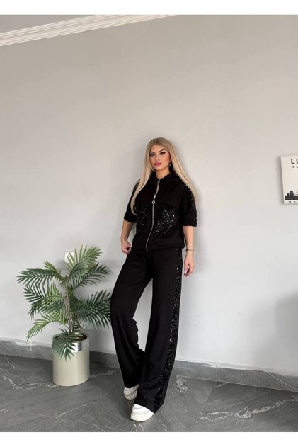 Pul Payetli İkili Takım