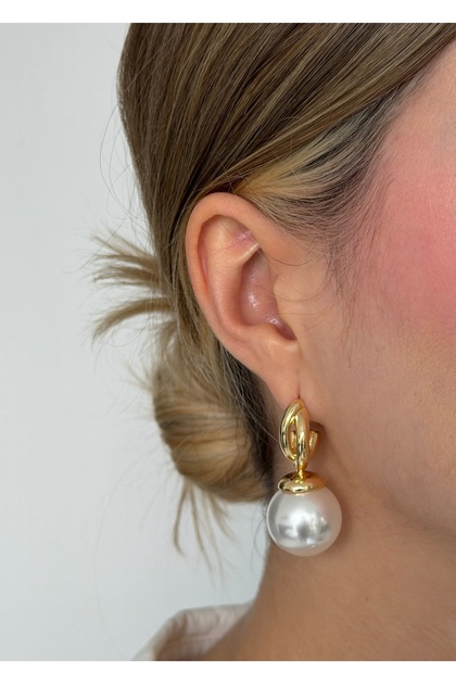 Large Pearl Earrings