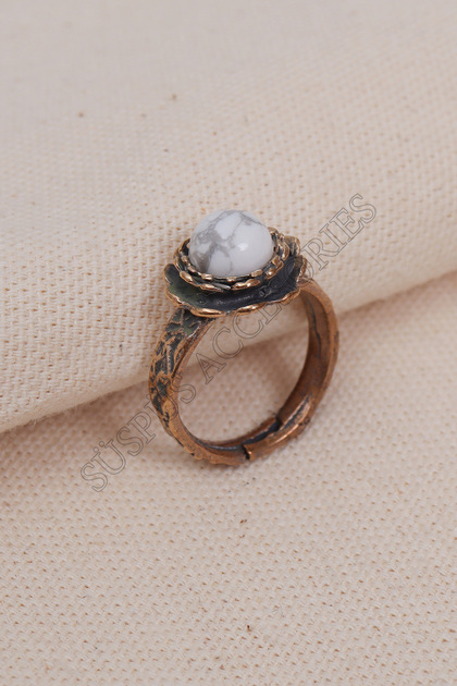 Havlit Stone Flower Model Authentic Ring