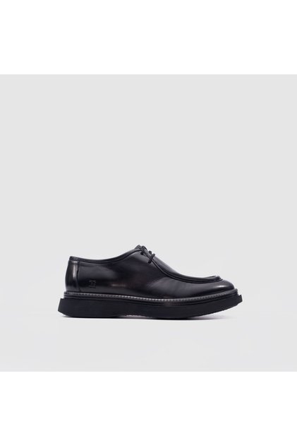 Siyah Erkek Casual Derby Ayakkabı [TG052364]