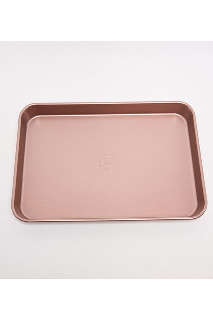 Carbon Steel 34x24cm Rose Gold Baking Sheets & Trays